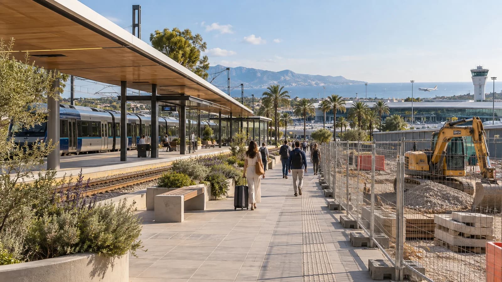 Nice-Aéroport : travaux prévus et accès au quotidien